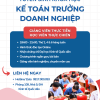 THÔNG BÁO TUYỂN SINH KHÓA HỌC “KẾ TOÁN TRƯỞNG DOANH NGHIỆP” THÁNG 7/2025