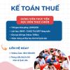 THÔNG BÁO TUYỂN SINH KHÓA HỌC “KẾ TOÁN THUẾ” THÁNG 04/2026