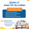 THÔNG BÁO TUYỂN SINH KHÓA HỌC “QUẢN LÝ KINH TẾ TÀI CHÍNH” THÁNG 09/2026